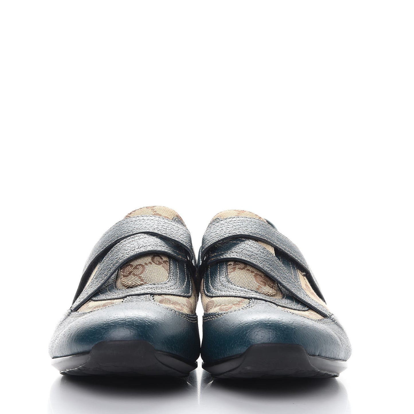 Monogram Velcro Sneakers 11 Blue