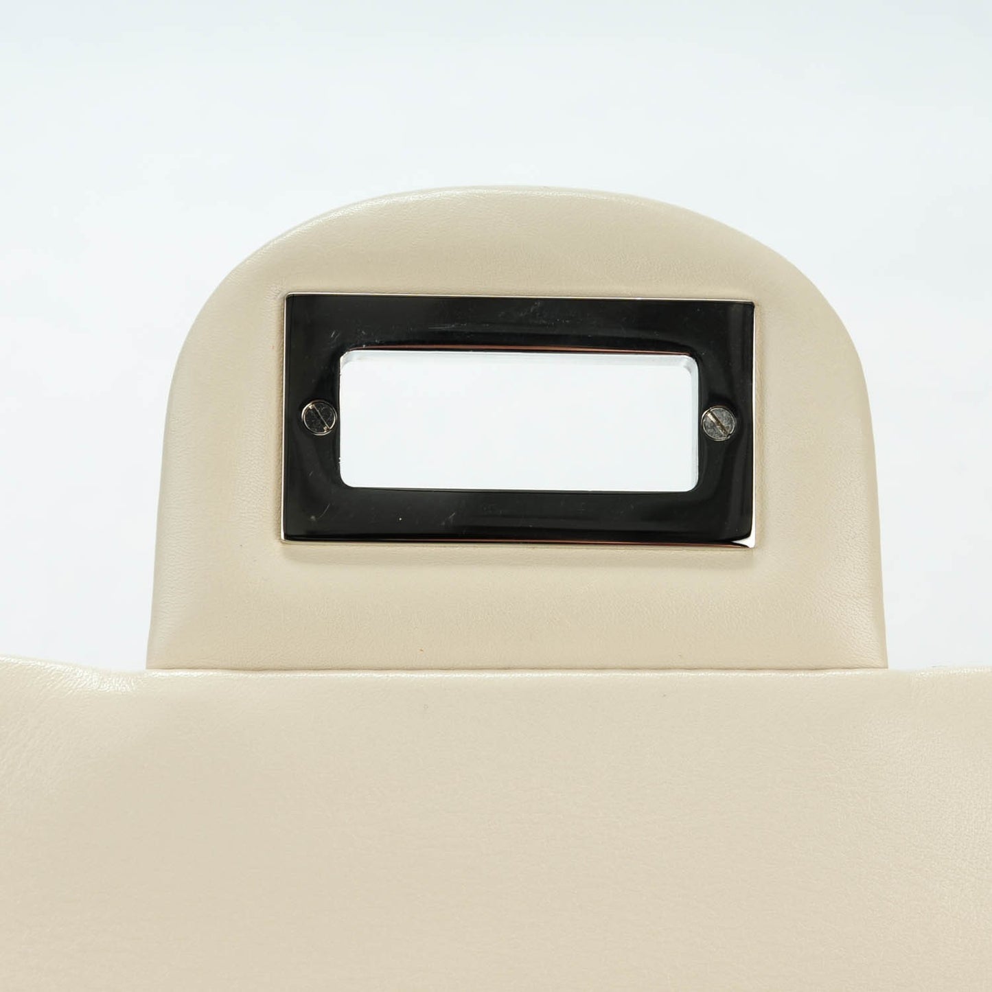 Calfskin Unlimited Jumbo Double Flap Off White