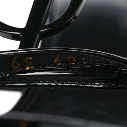 Saint Laurent Patent Cassandra 100 Ankle Strap Sandals 39 Black 9 of 10
