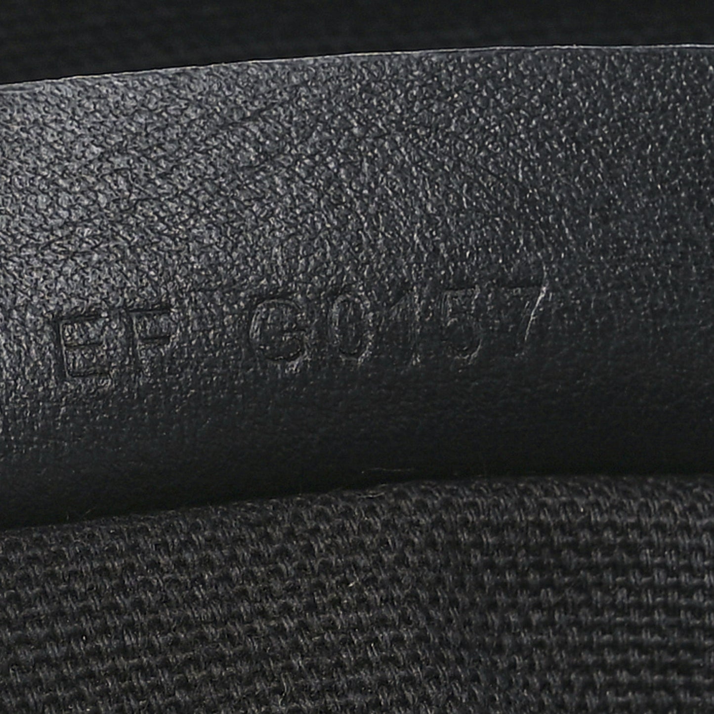 Calfskin Medium Pandora Logo Strap Black