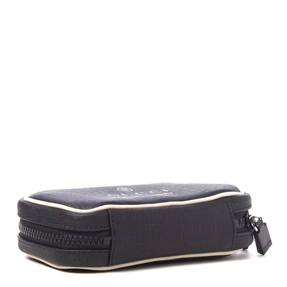 Gucci Coated Canvas Trademark Small Cosmetic Case Black 3 of 7