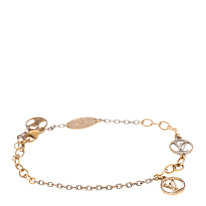 Louis Vuitton Logomania Bracelet Silver Gold 1 of 5