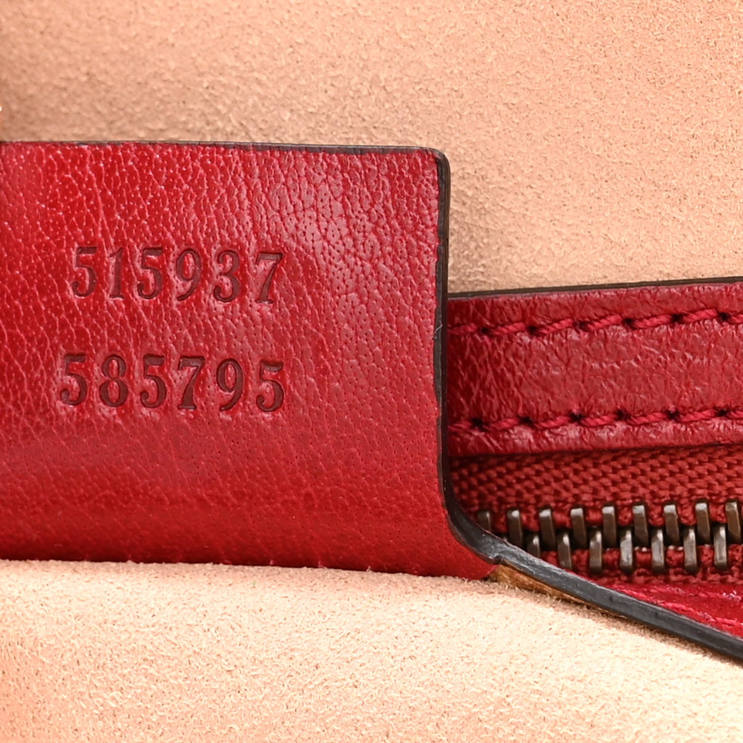 Gucci Calfskin Large Re(Belle) Top Handle Bag Red 6 of 10