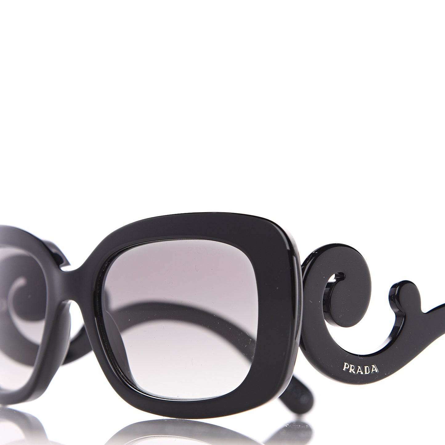 Acetate Baroque Sunglasses SPR 27O Black