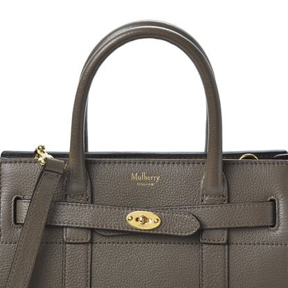 Mulberry Small Classic Grain Mini Zipped Bayswater Solid Grey 8 of 8