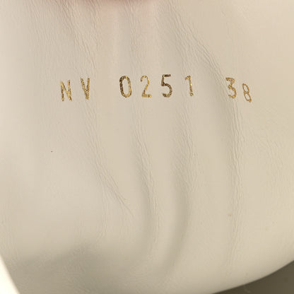 Louis Vuitton Calfskin Monogram Debossed Time Out Sneakers 38 White Silver 9 of 12