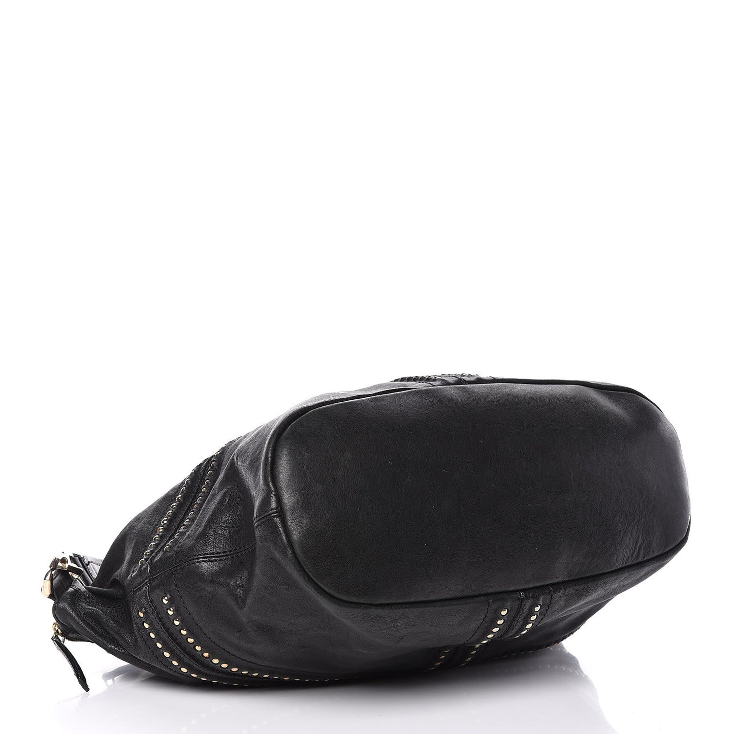 Lambskin Studded Medium Nightingale Black