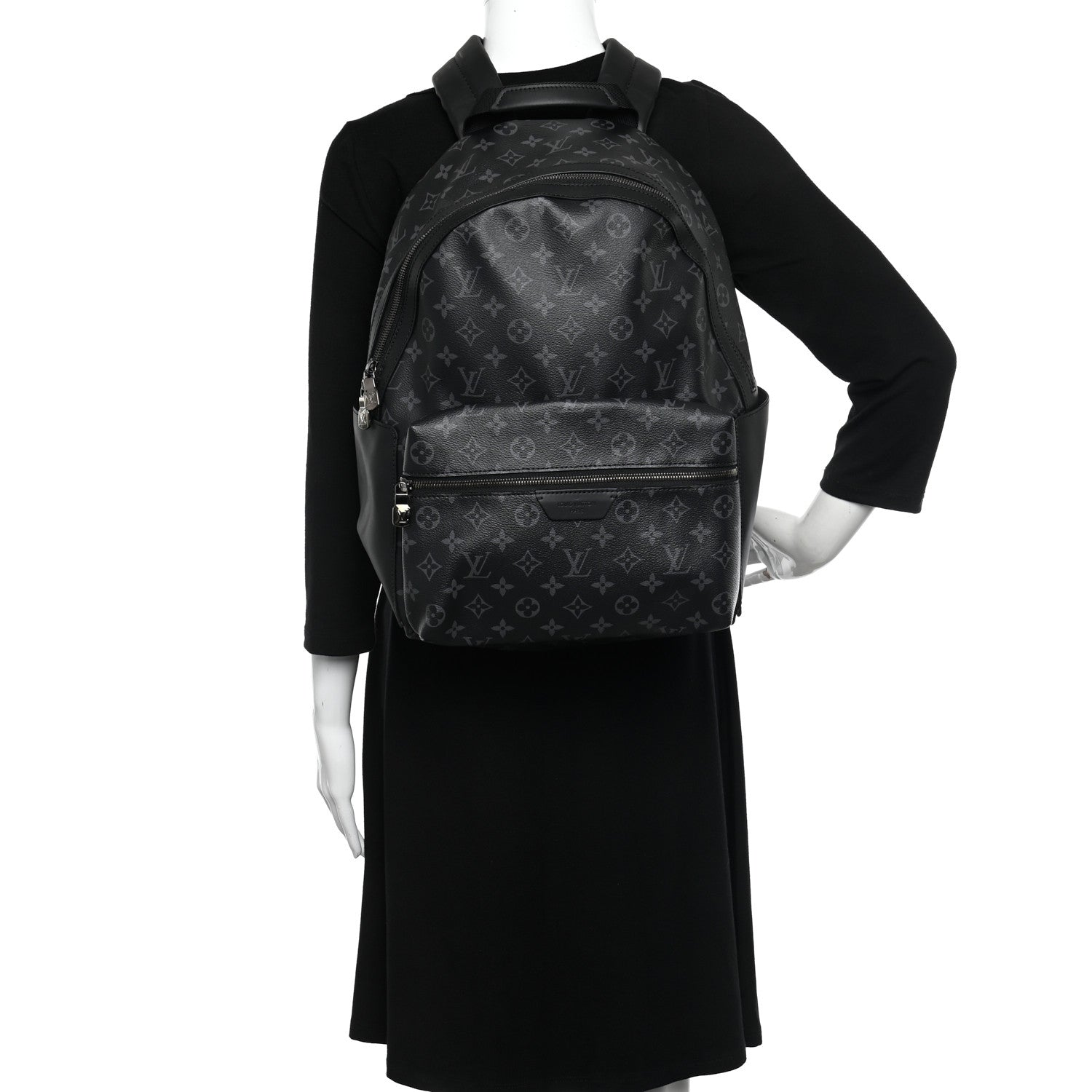 Louis Vuitton Monogram Eclipse Discovery Backpack PM NM 2 of 9