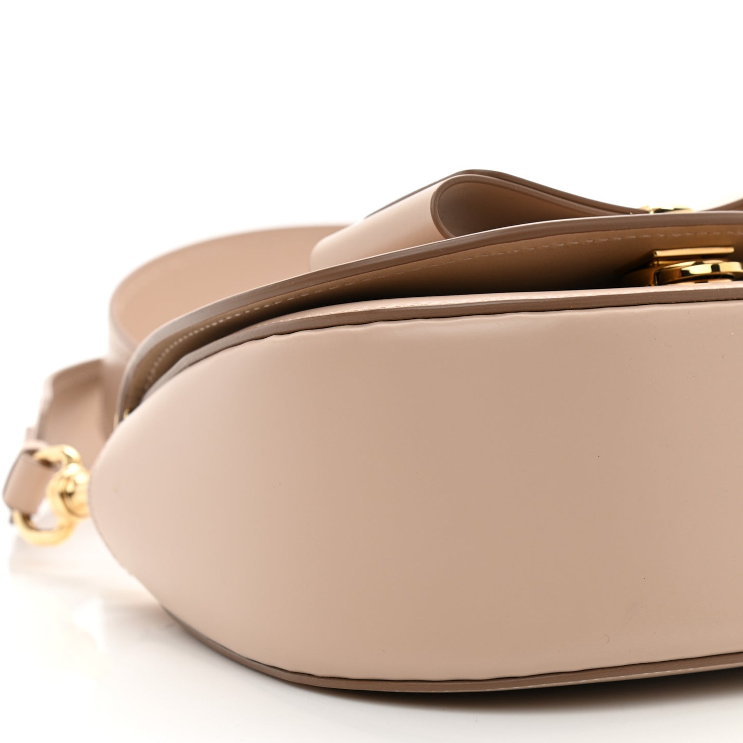 Smooth Calfskin Small Anna Shoulder Bag New Bisque