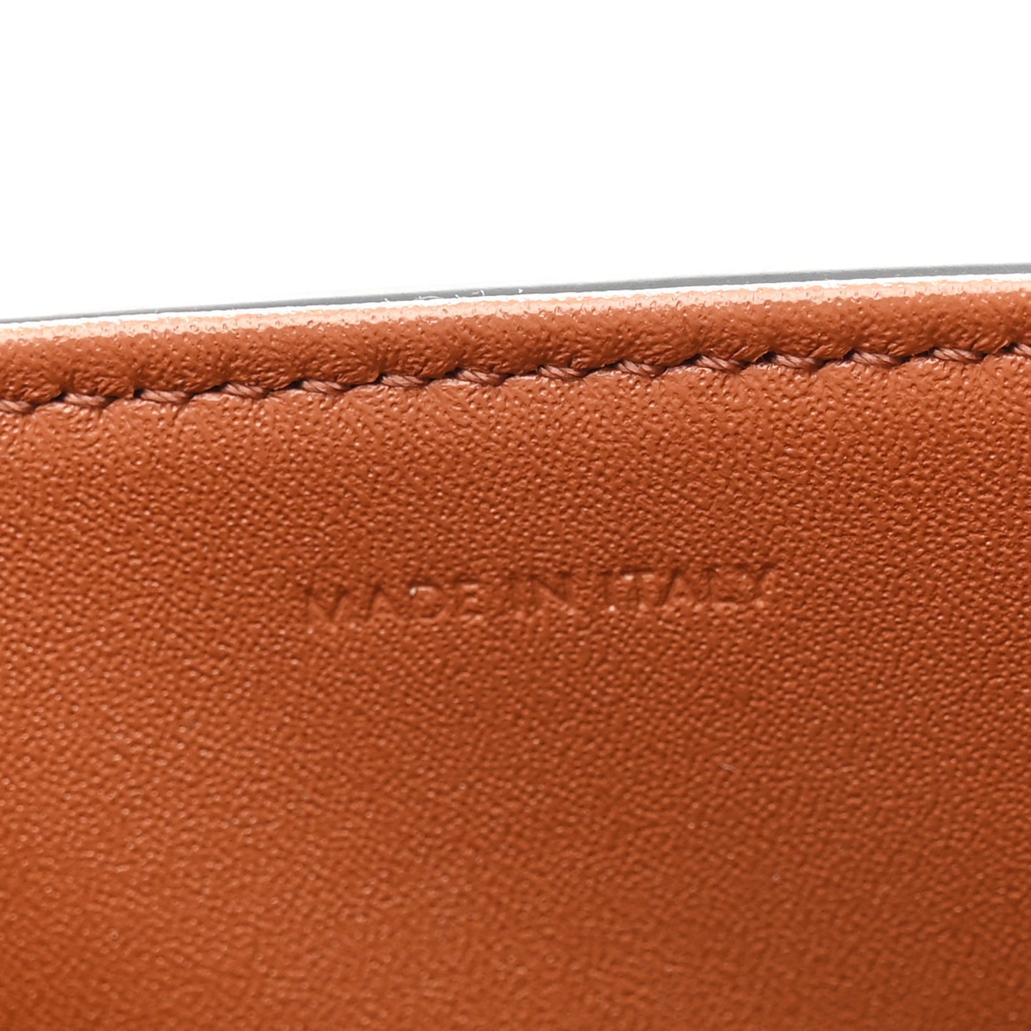 Canvas Calfskin Triomphe Shoulder Bag Tan