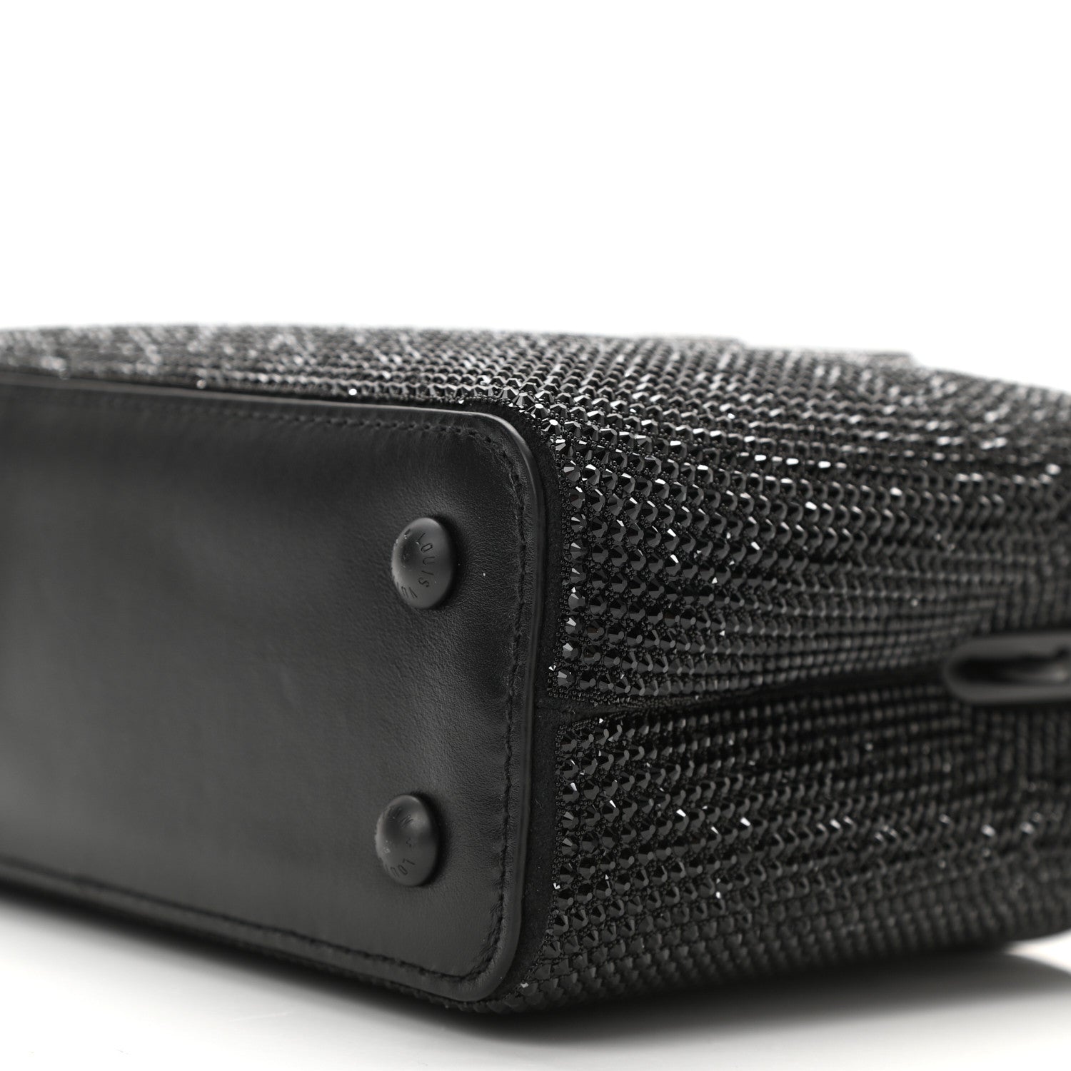 Louis Vuitton Swarovski Calfskin Capucines Mini Black 9 of 10