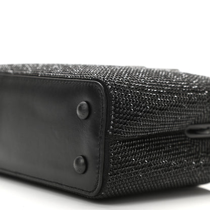 Louis Vuitton Swarovski Calfskin Capucines Mini Black 9 of 10