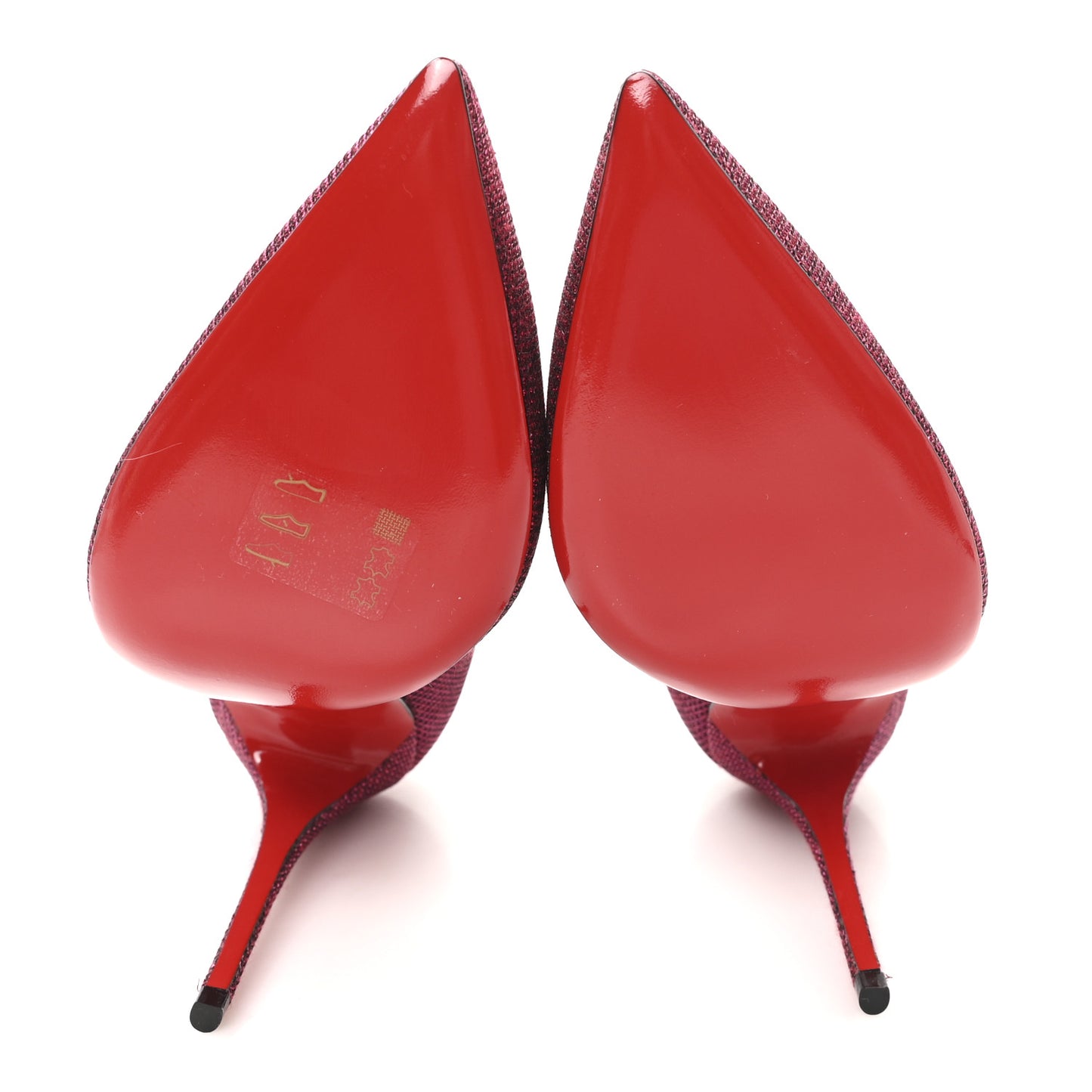 Glitter Tisse Pigalle Follies 120 Pumps 37.5 Cassis