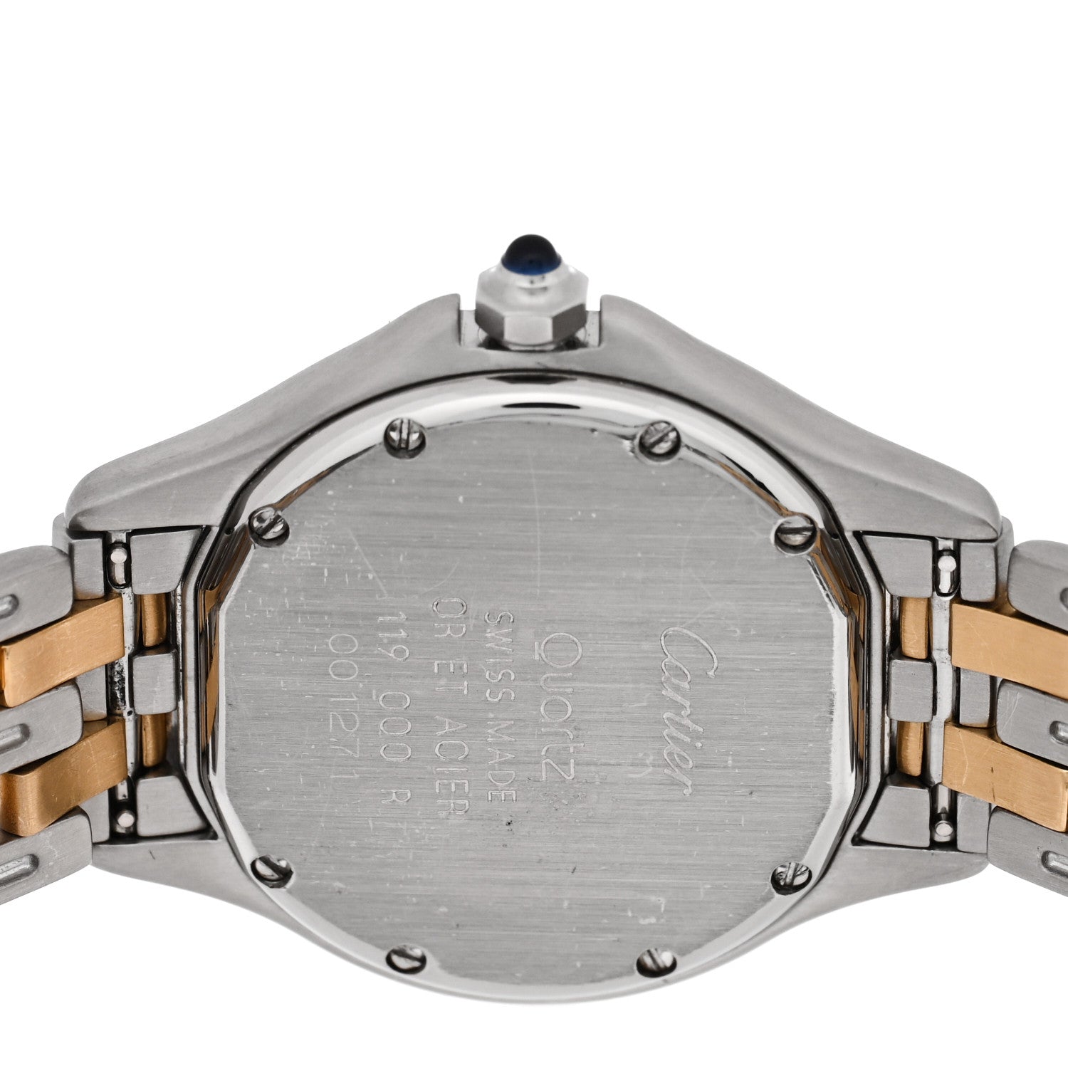 Cartier 18K Yellow Gold Diamond 26mm Cougar Quartz Watch 4 of 4