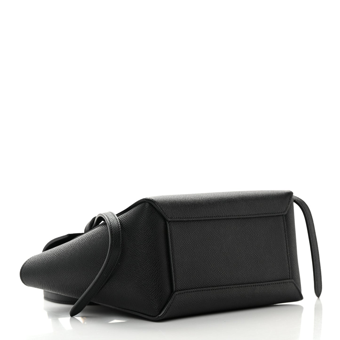 Grained Calfskin Nano Belt Bag Black