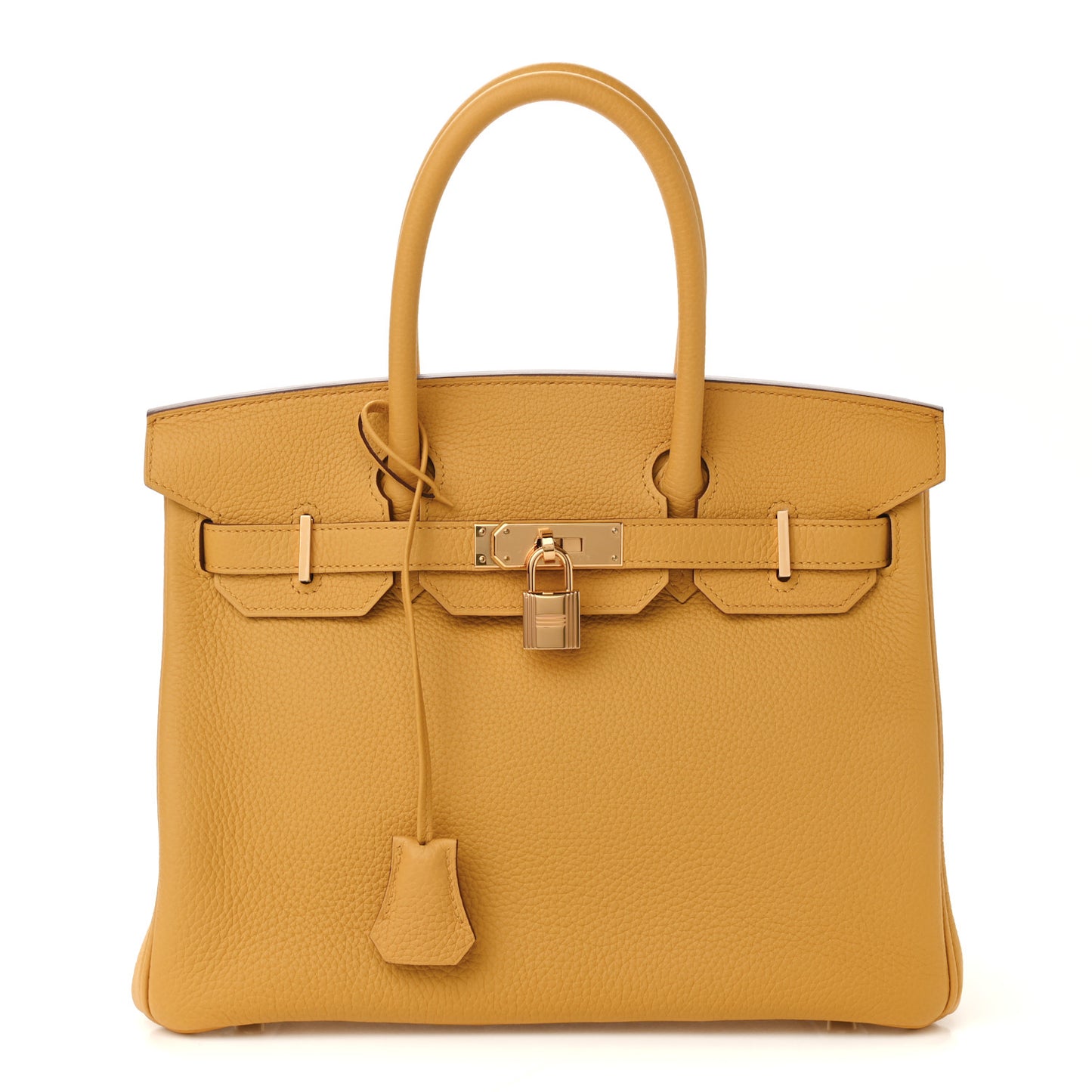 Togo Birkin 30 Jaune Ambre