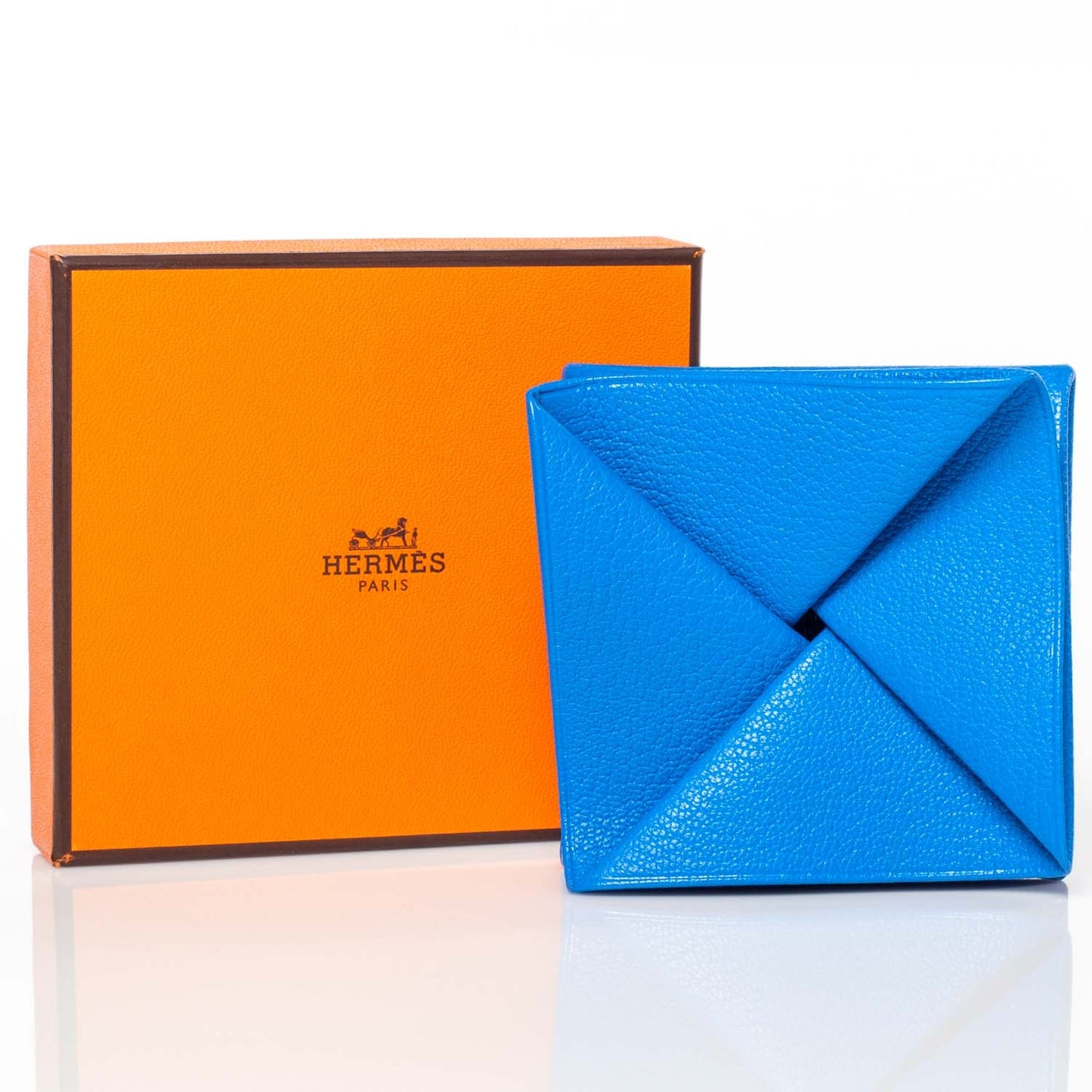 Chevre Zulu Coin Purse Bleu Hydra