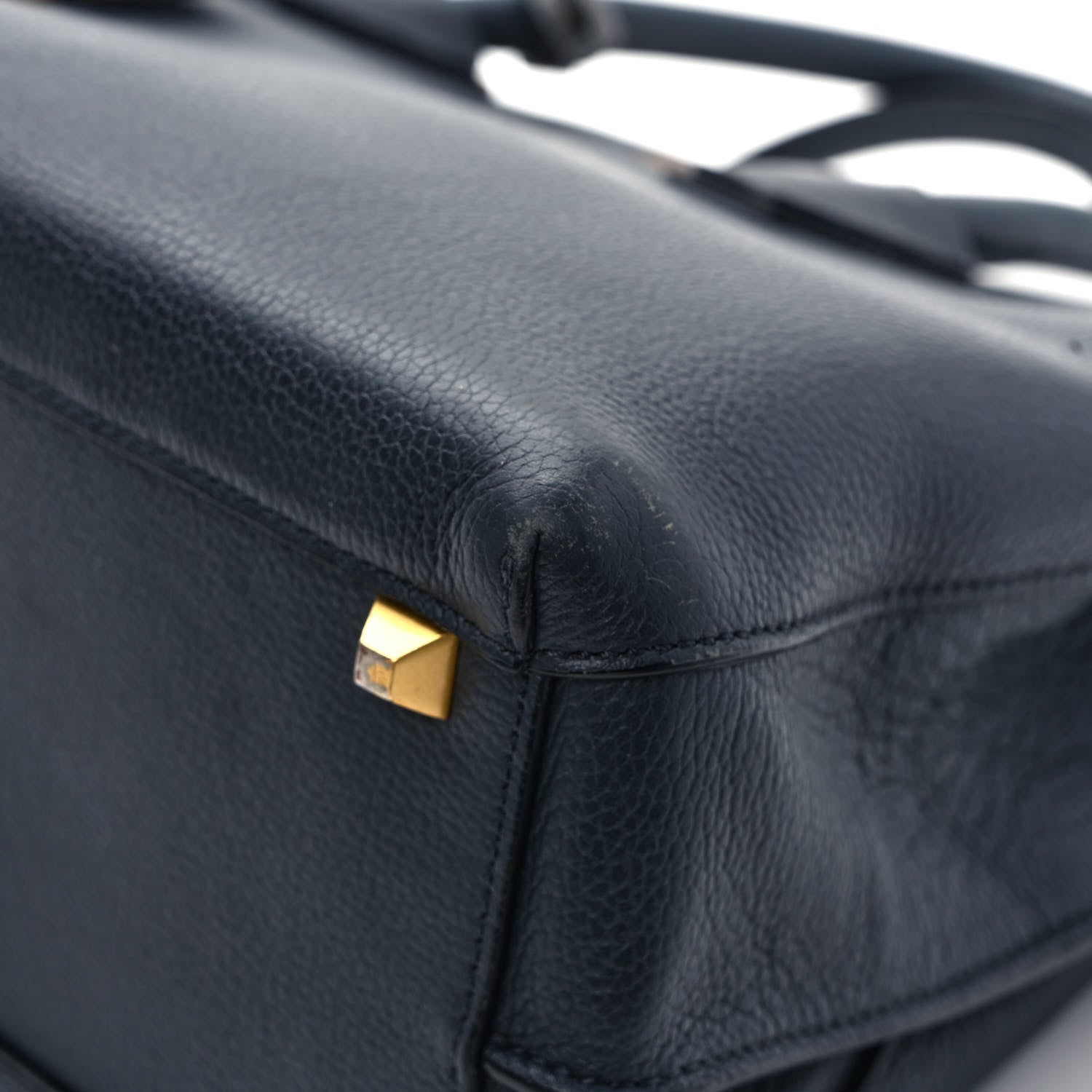 MCM Grained Calfskin Medium Milla Tote Black 11 of 12