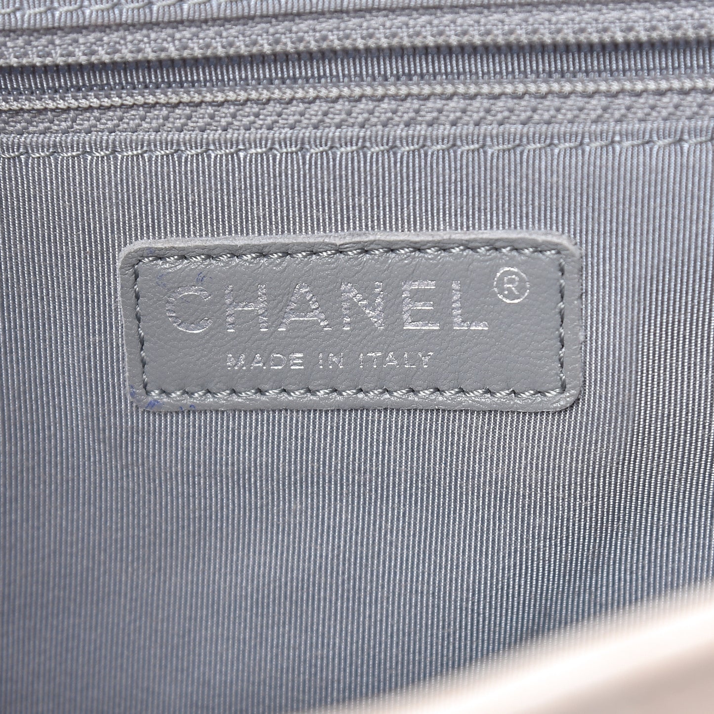 Washed Lambskin Quilted Medium Chain Around Flap Beige