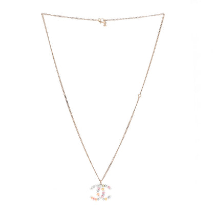 Chanel Candy Chain CC Pendant Necklace Gold Multicolor 3 of 7