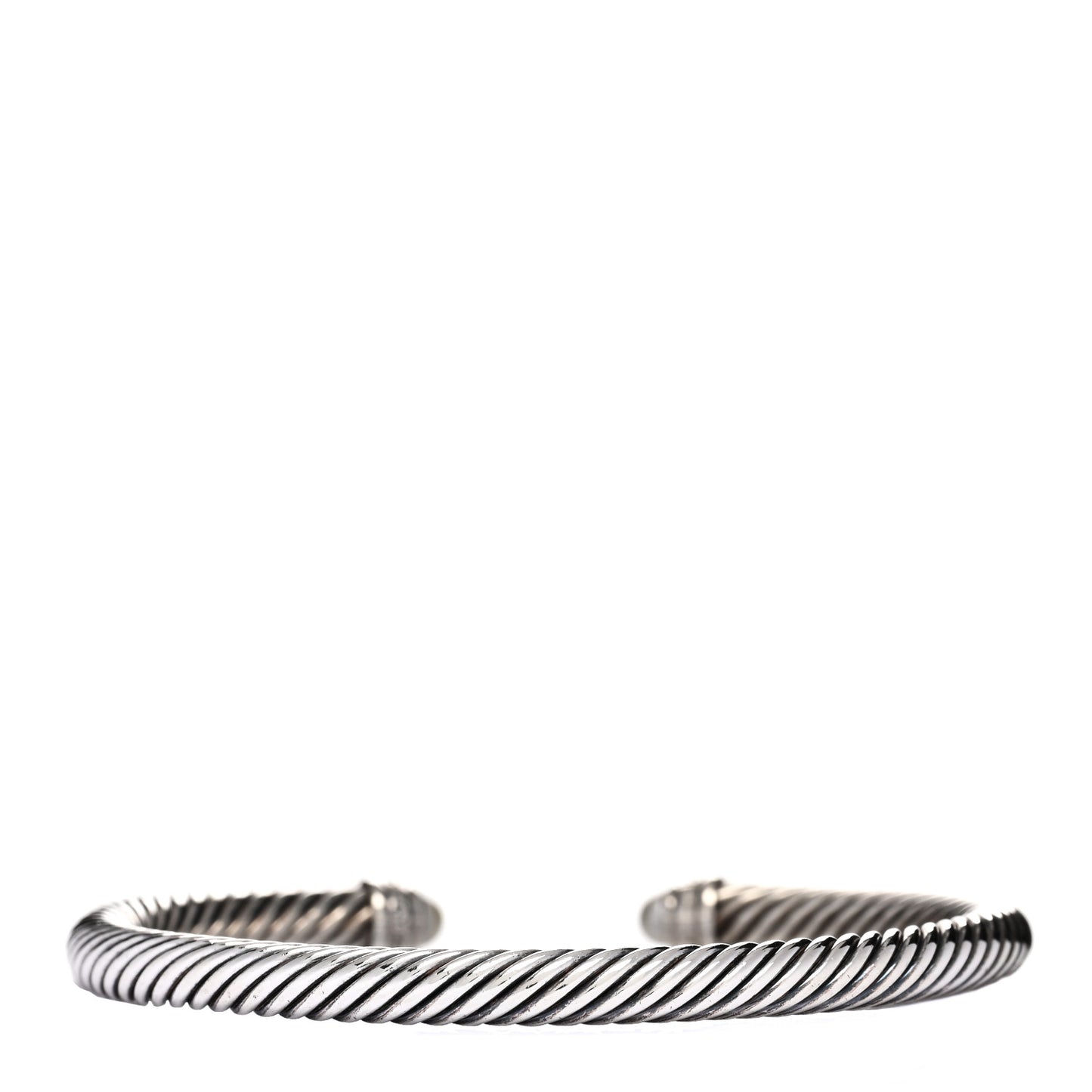 Sterling Silver Diamond Pearl 5mm Cable Classics Bracelet