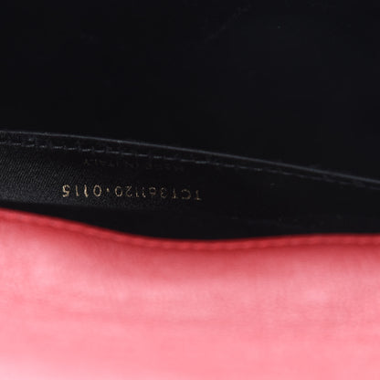 Saint Laurent Calfskin Monogram Large Belle De Jour Clutch Red 7 of 11