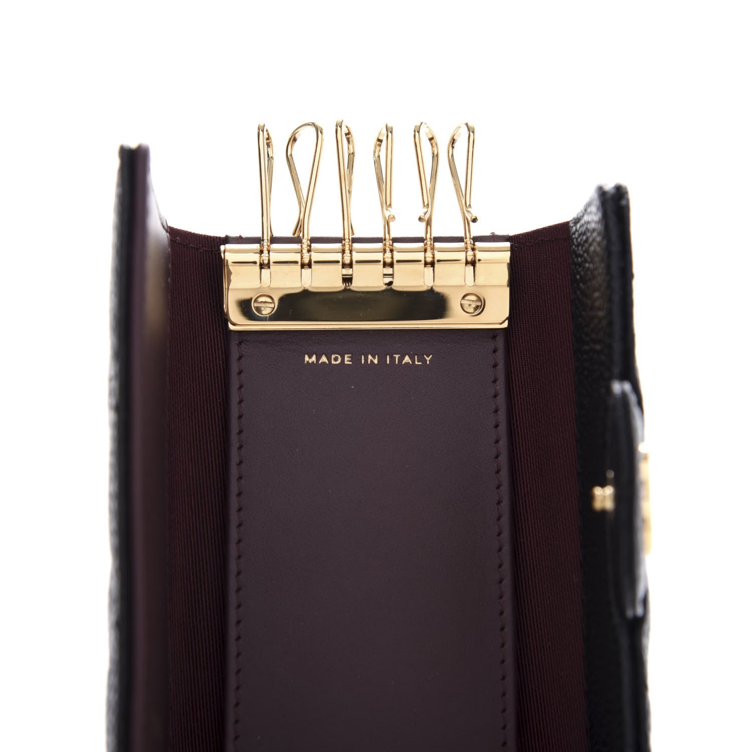 Chanel Caviar Quilted 6 Key Holder Black 7 of 8