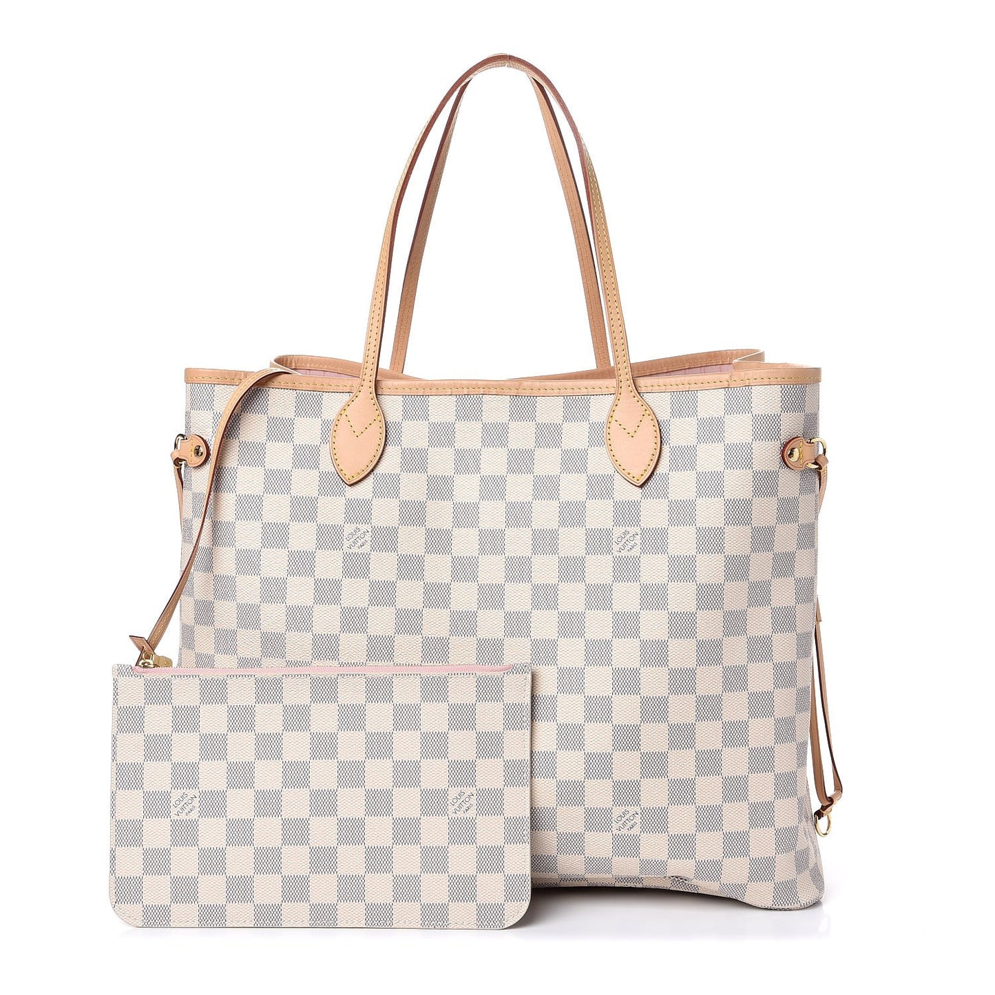 Damier Azur Neo Neverfull GM Rose Ballerine