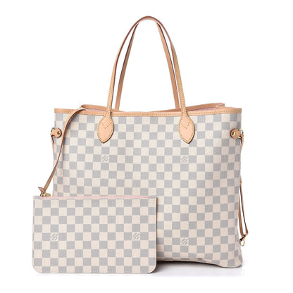Louis Vuitton Damier Azur Neo Neverfull GM Rose Ballerine 1 of 7