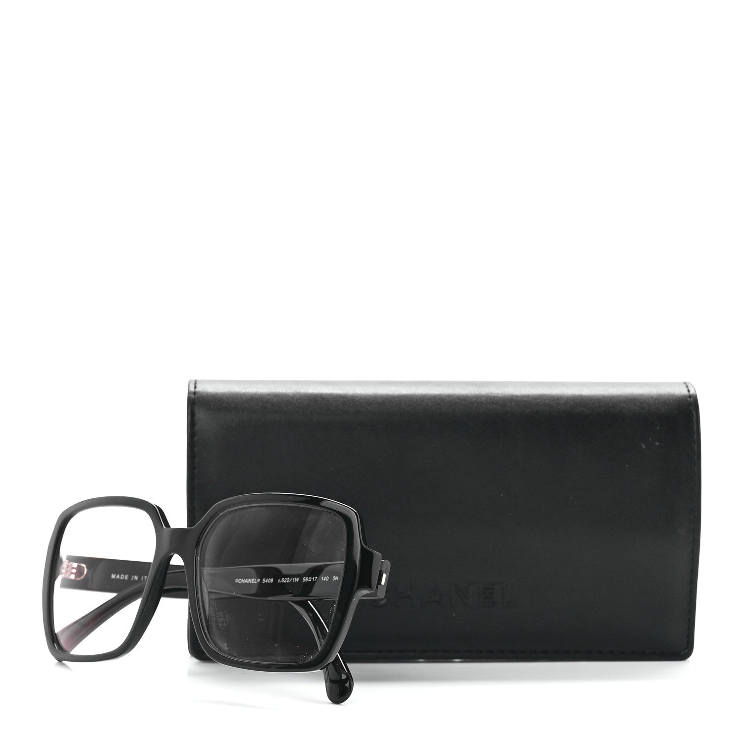 Chanel Acetate Square Eyeglasses 5408 Black 7 of 7