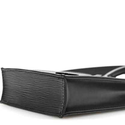 Louis Vuitton Epi Petit Sac Plat Black 10 of 10