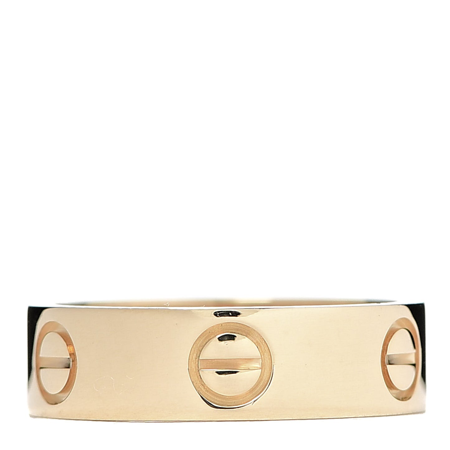 18K Yellow Gold 5.5mm LOVE Ring 53 6.5