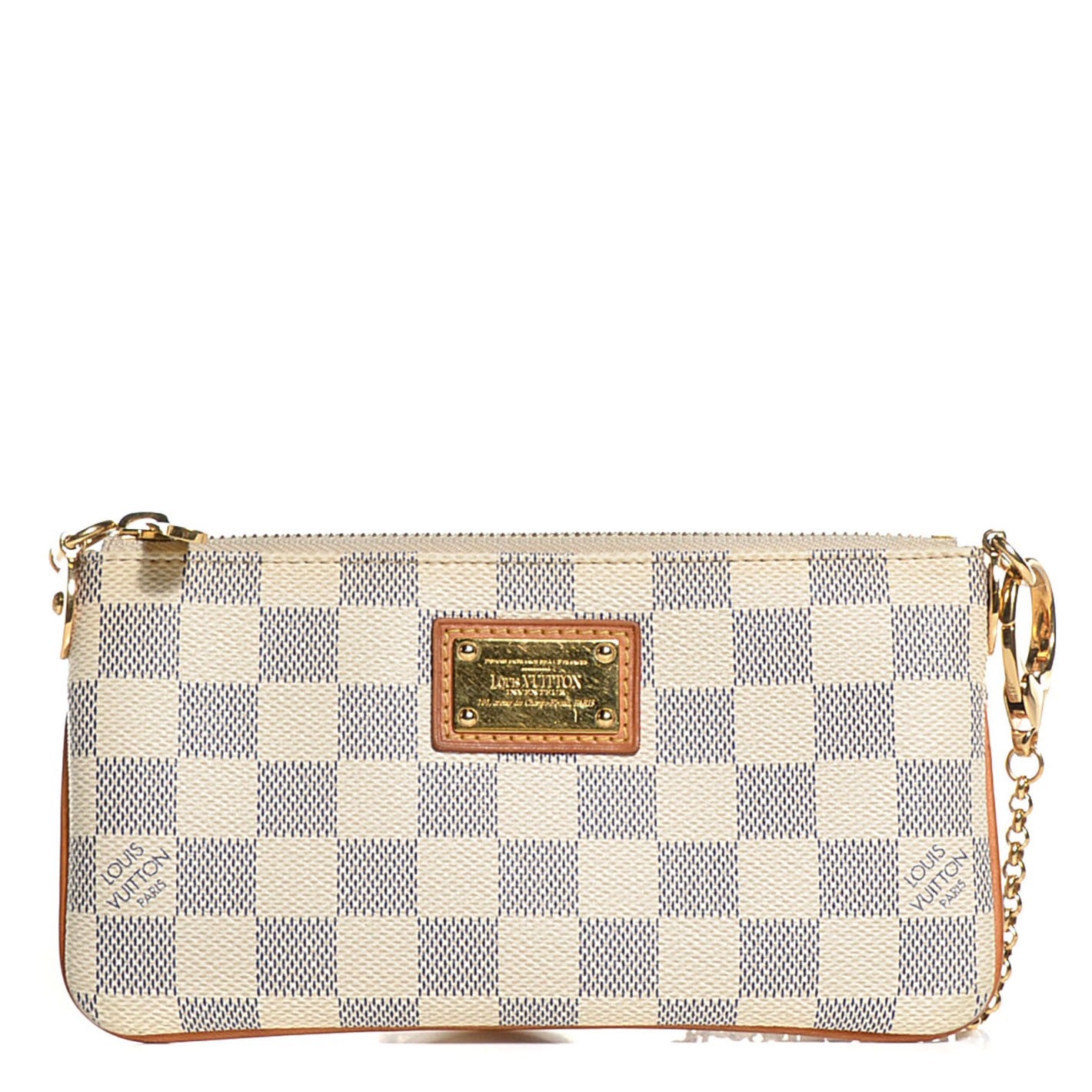 Louis Vuitton Damier Azur Pochette Milla MM 1 of 7