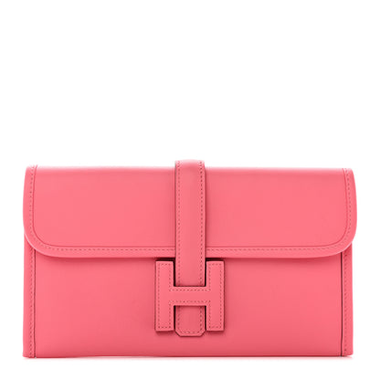 Hermes Swift Jige Duo Clutch Rose Azalee 1 of 14
