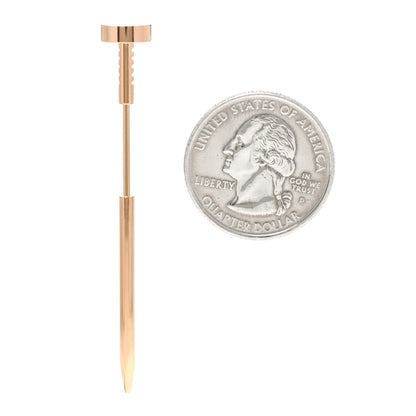Cartier 18K Pink Gold Small Juste Un Clou Tie Pin 2 of 7