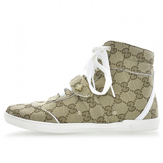 Monogram High Top Sneakers 34UK- size 4US