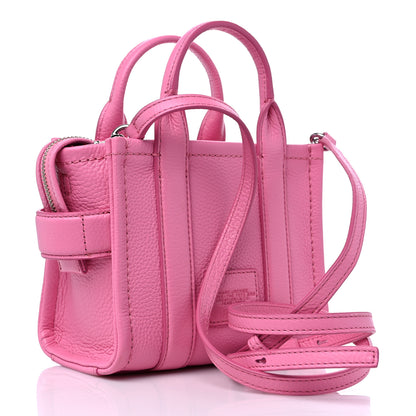 Marc Jacobs Grained Calfskin Micro The Tote Bag Pink 3 of 8