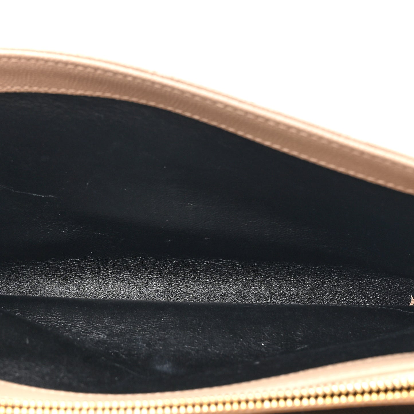 Grain De Poudre Mixed Matelasse Triquilt Monogram Chain Wallet Dark Beige