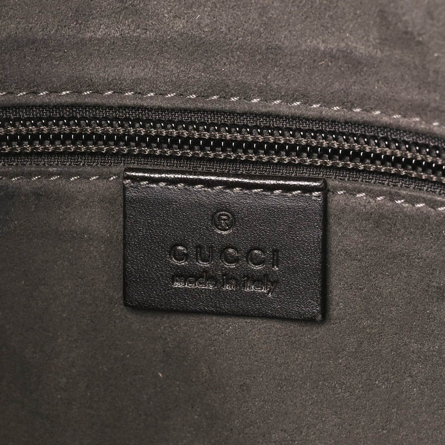 GG Supreme Monogram Flat Messenger Bag Black