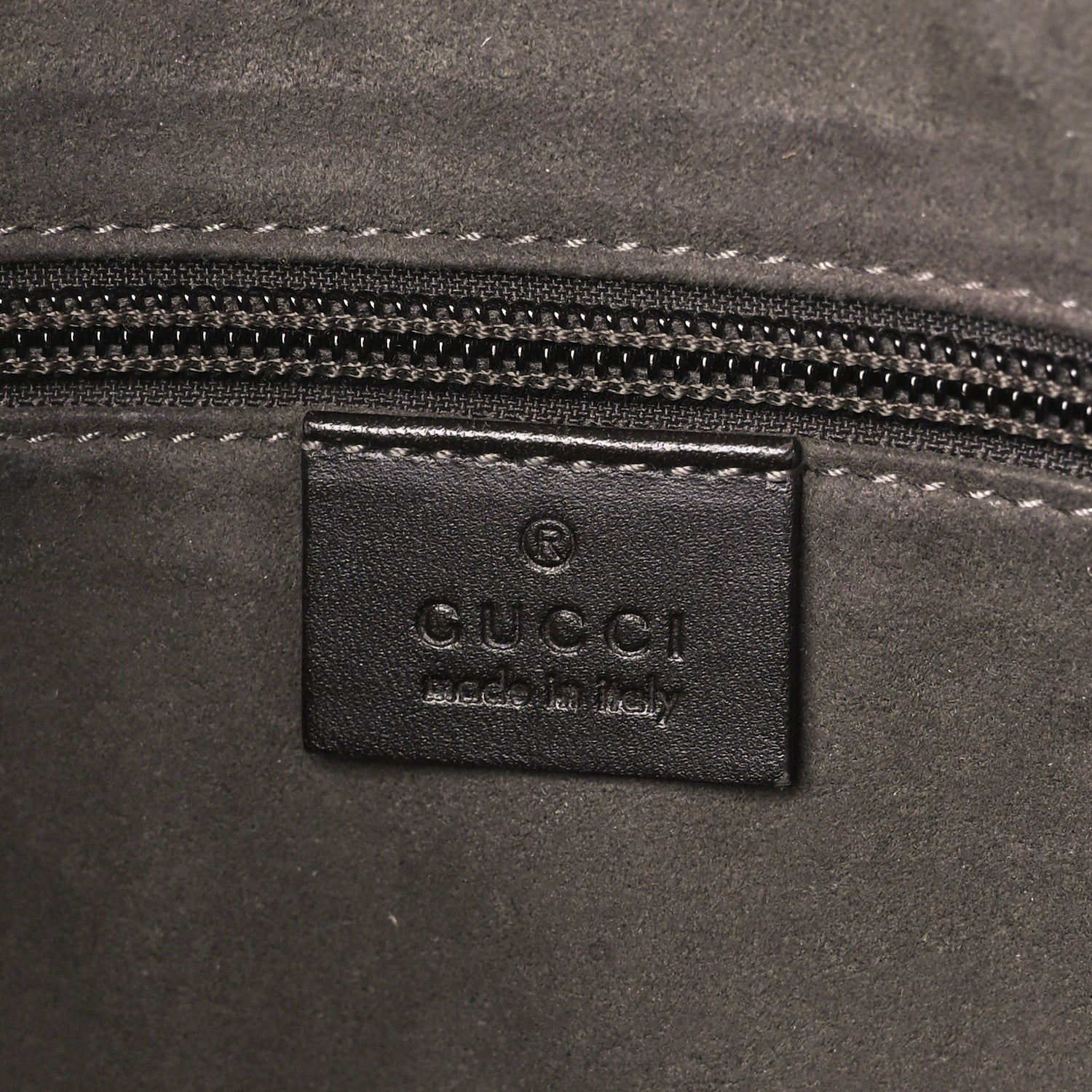 Gucci GG Supreme Monogram Flat Messenger Bag Black 6 of 13
