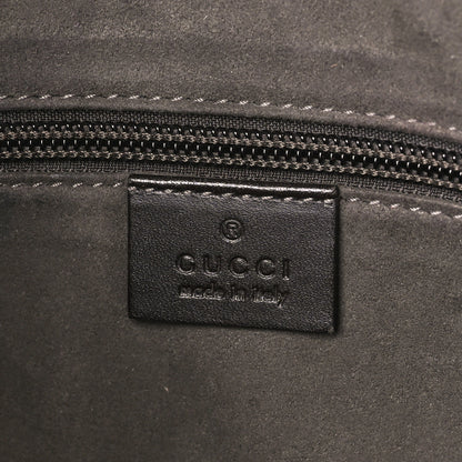 Gucci GG Supreme Monogram Flat Messenger Bag Black 6 of 13