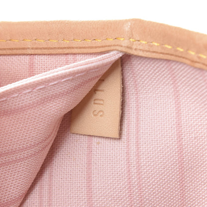 Louis Vuitton Damier Azur Neo Neverfull MM Rose Ballerine 7 of 10