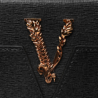 Versace Saffiano Virtus Crossbody Black 8 of 10