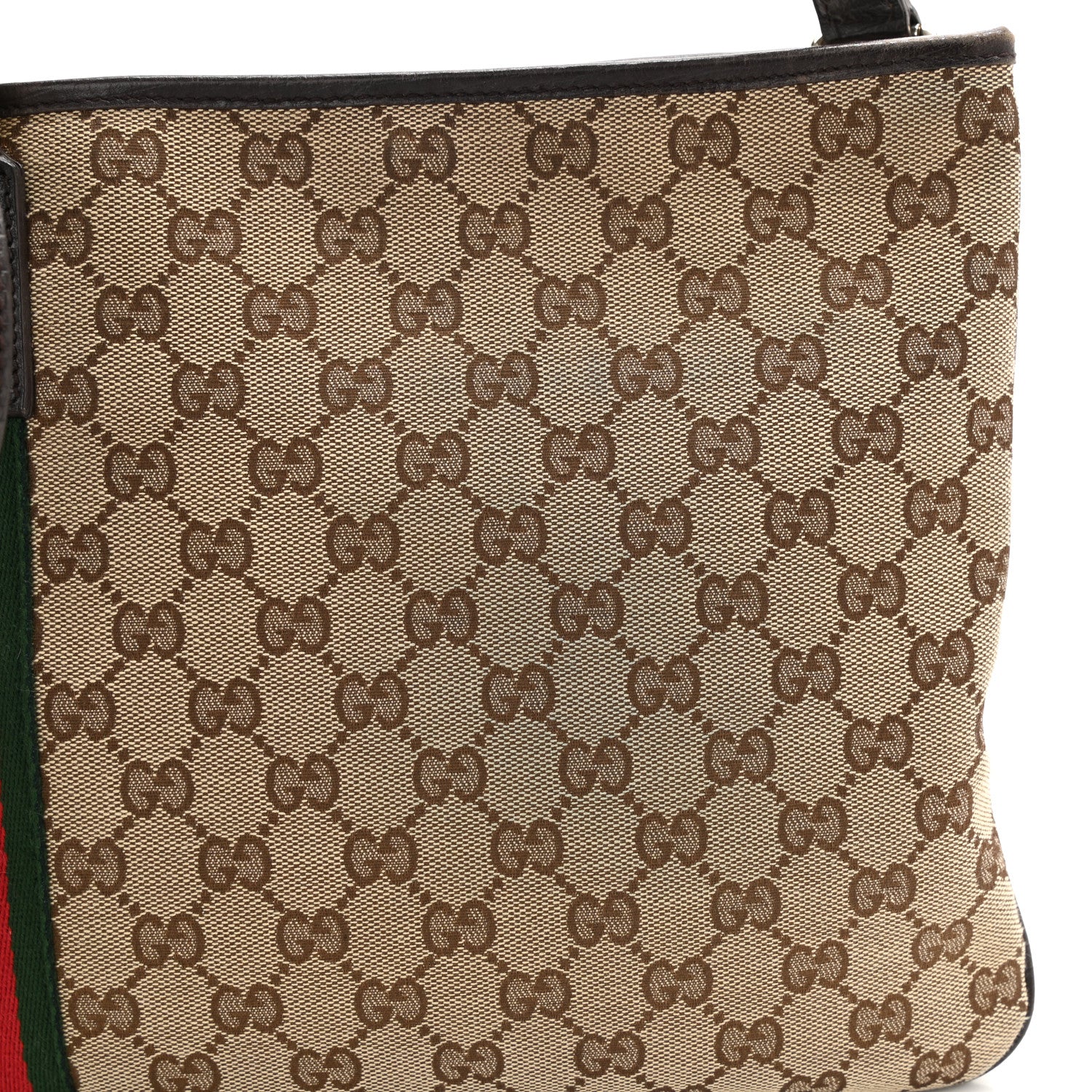 Gucci Monogram Web Jolicoeur Charms Messenger Dark Brown 11 of 11