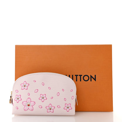 Louis Vuitton LV X TM Epi Cherry Blossom Cosmetic Pouch Pink 7 of 7