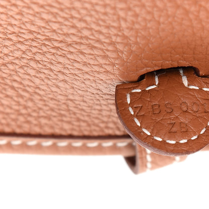 Hermes Taurillon Clemence Evelyne TPM Gold 7 of 10