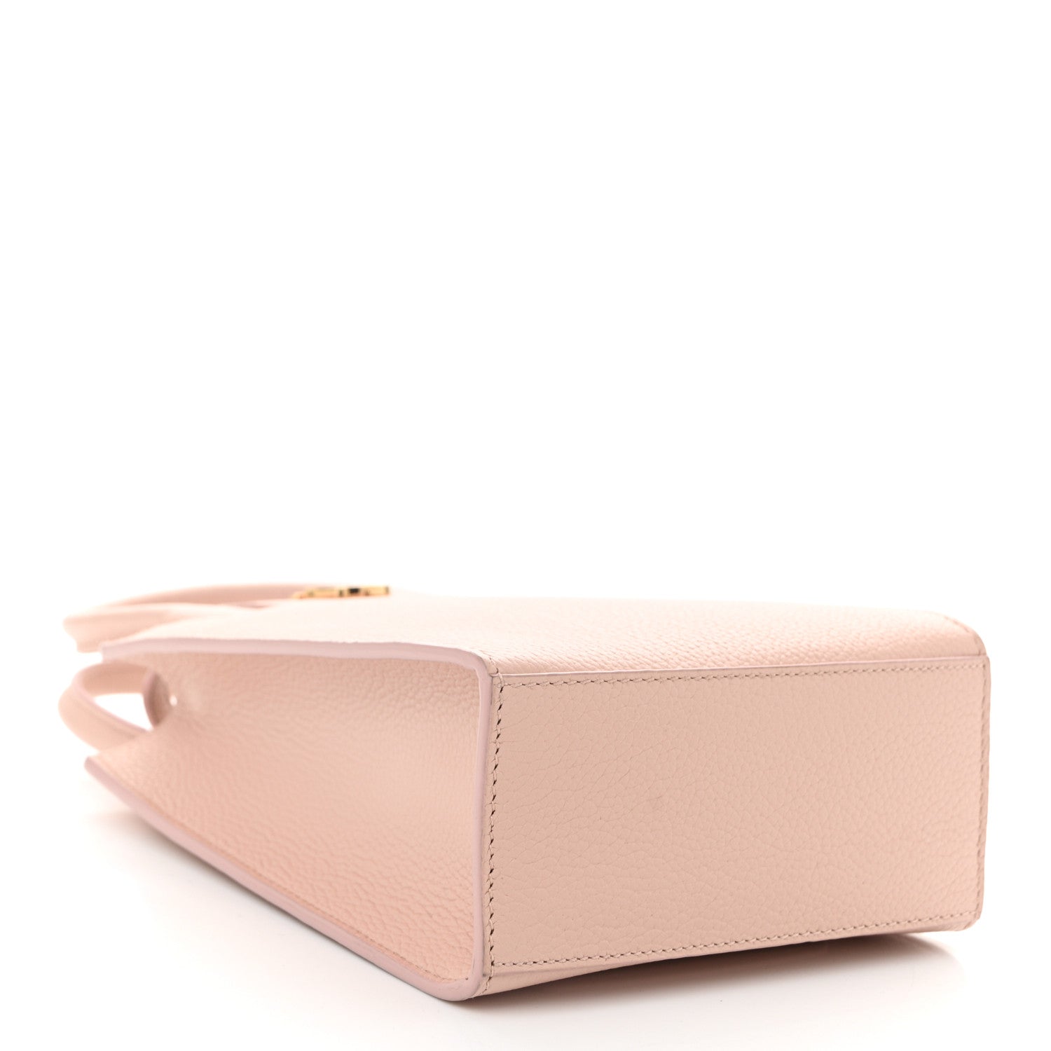 Burberry Grainy Calfskin Micro Frances Tote Dusky Pink 4 of 9