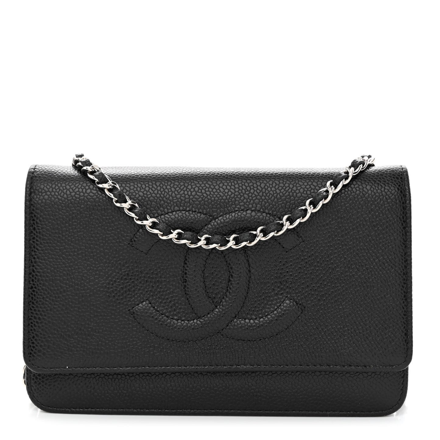 Caviar Timeless CC Wallet on Chain WOC Black
