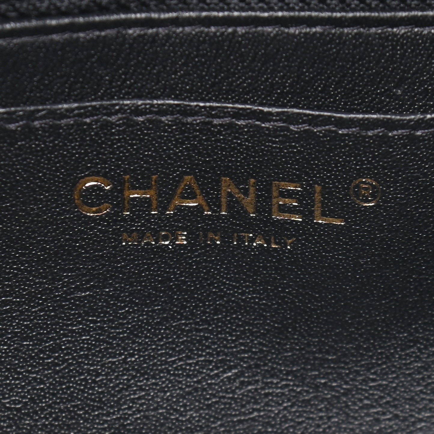 Lambskin Quilted Mini Rectangular Flap Black