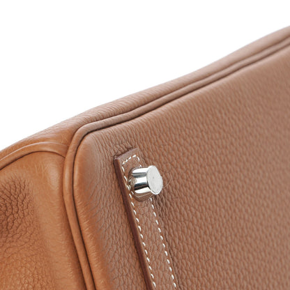 Hermes Togo Birkin 25 Gold 14 of 34